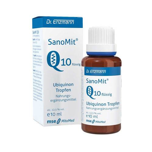 SanoMit® Q10 flüssig - 10 ml / Tropfen - PZN 12474565